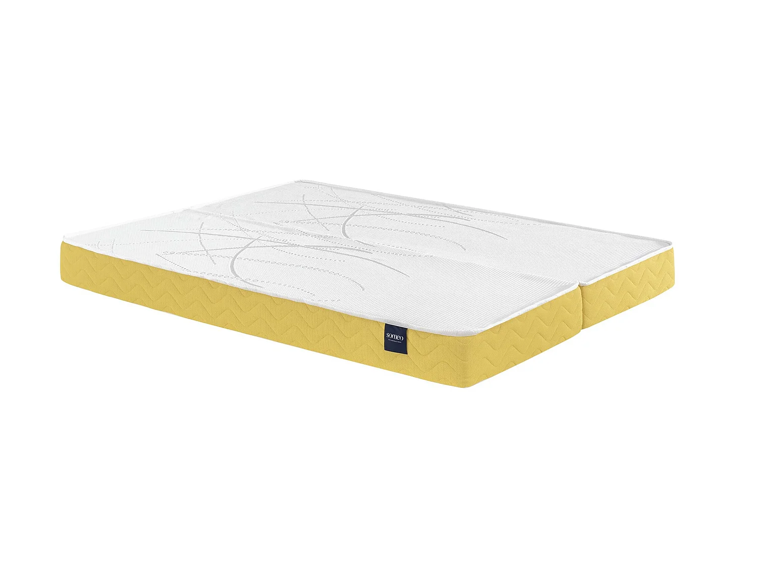Matelas clic-clac mousse Aurore 400 - SOMEO 65+65x190