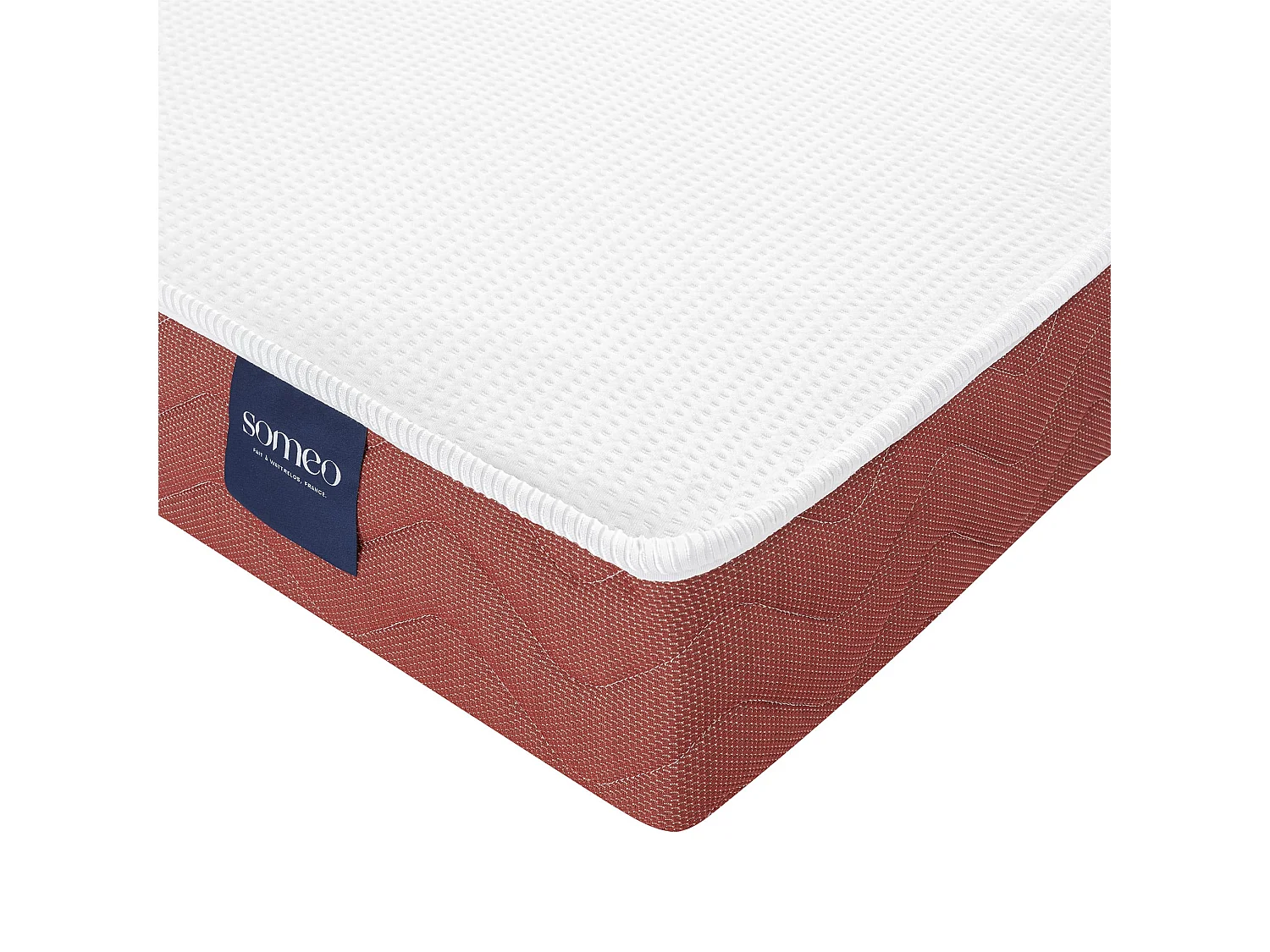 Matelas clic-clac 100% latex Crépuscule 400 - SOMEO 60+60x190