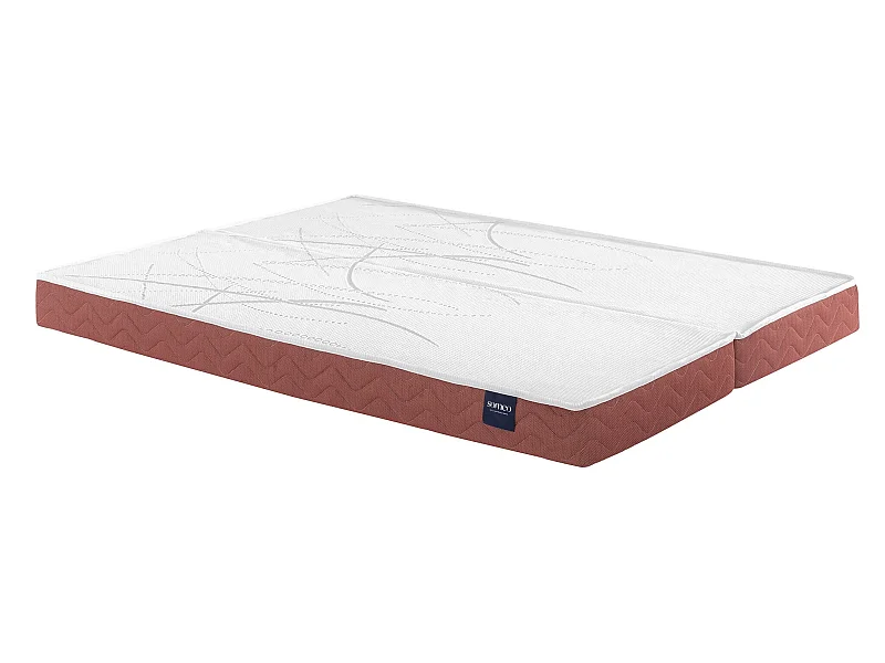 Matelas clic-clac 100% latex Crépuscule 400 - SOMEO 60+60x190