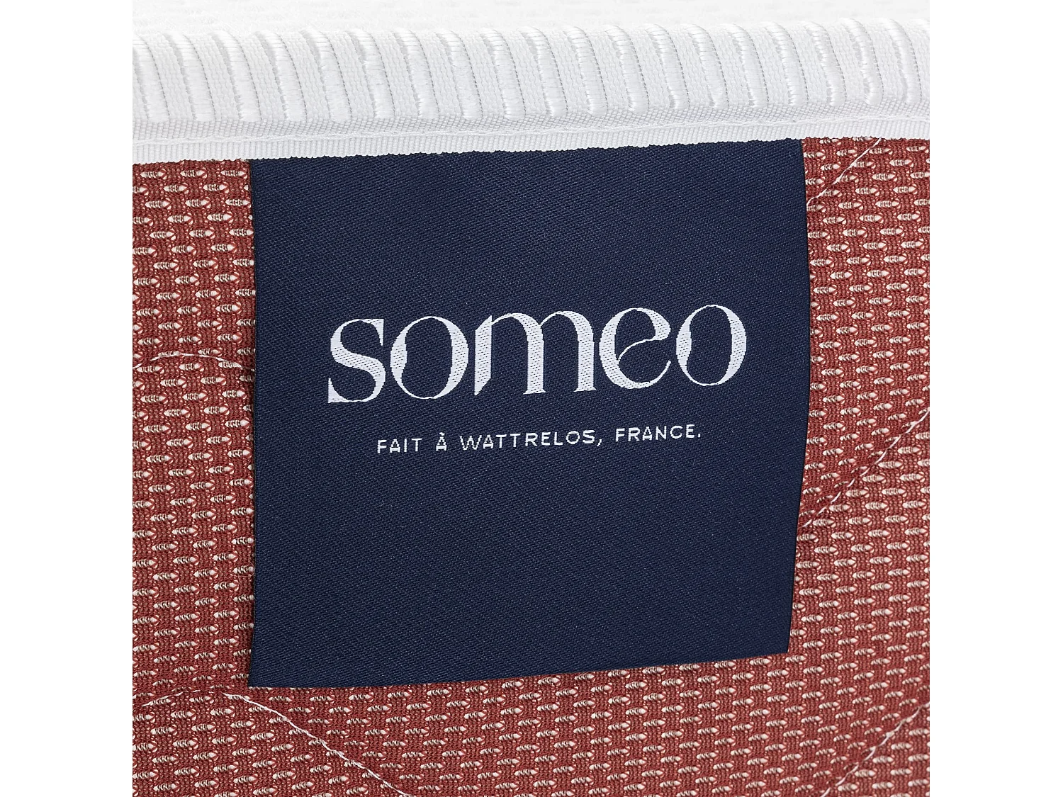 Matelas clic-clac 100% latex Crépuscule 400 - SOMEO 65+65x190