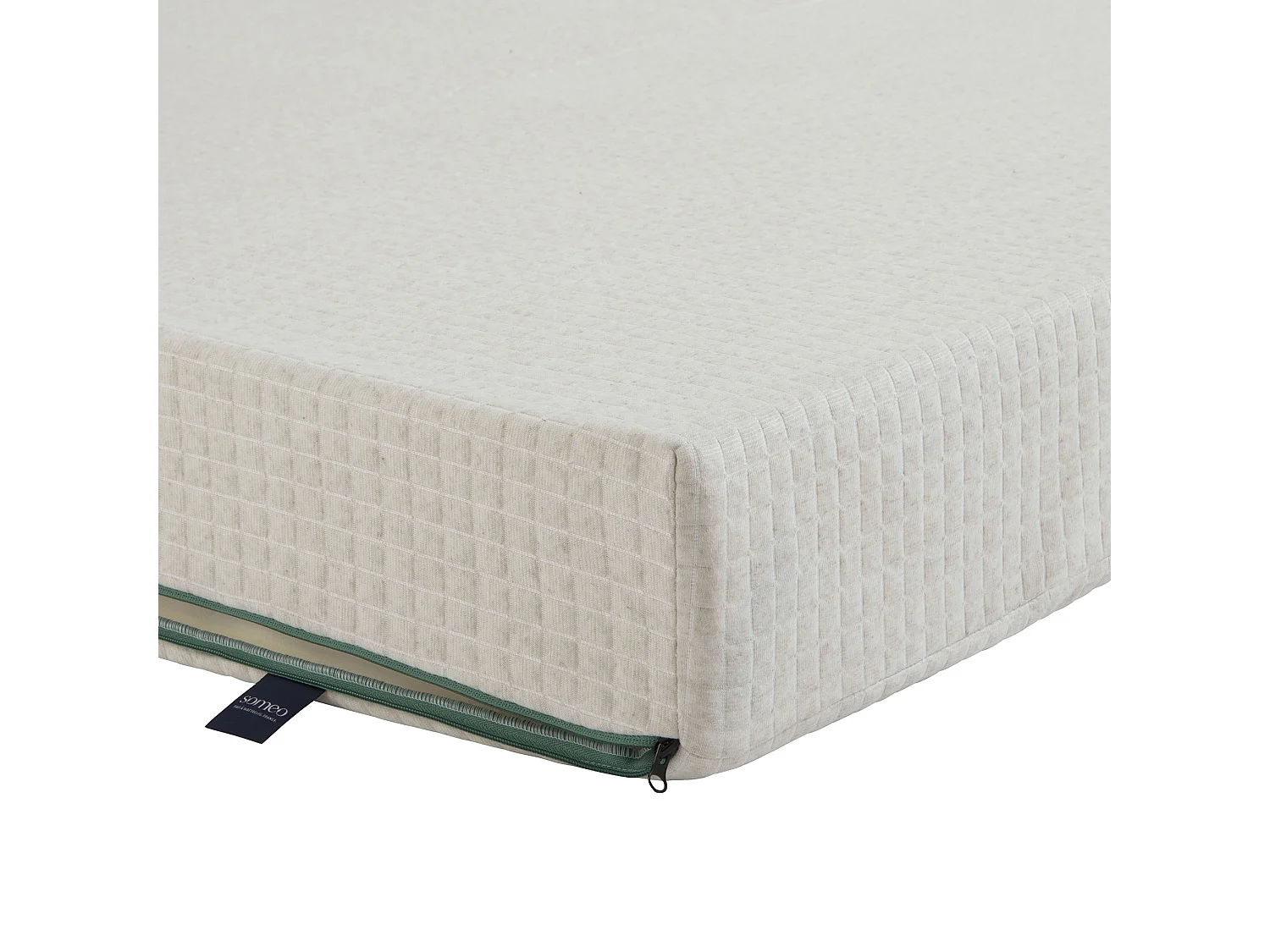 Matelas clic-clac naturel 100% latex naturel Aube - SOMEO 65+65x190