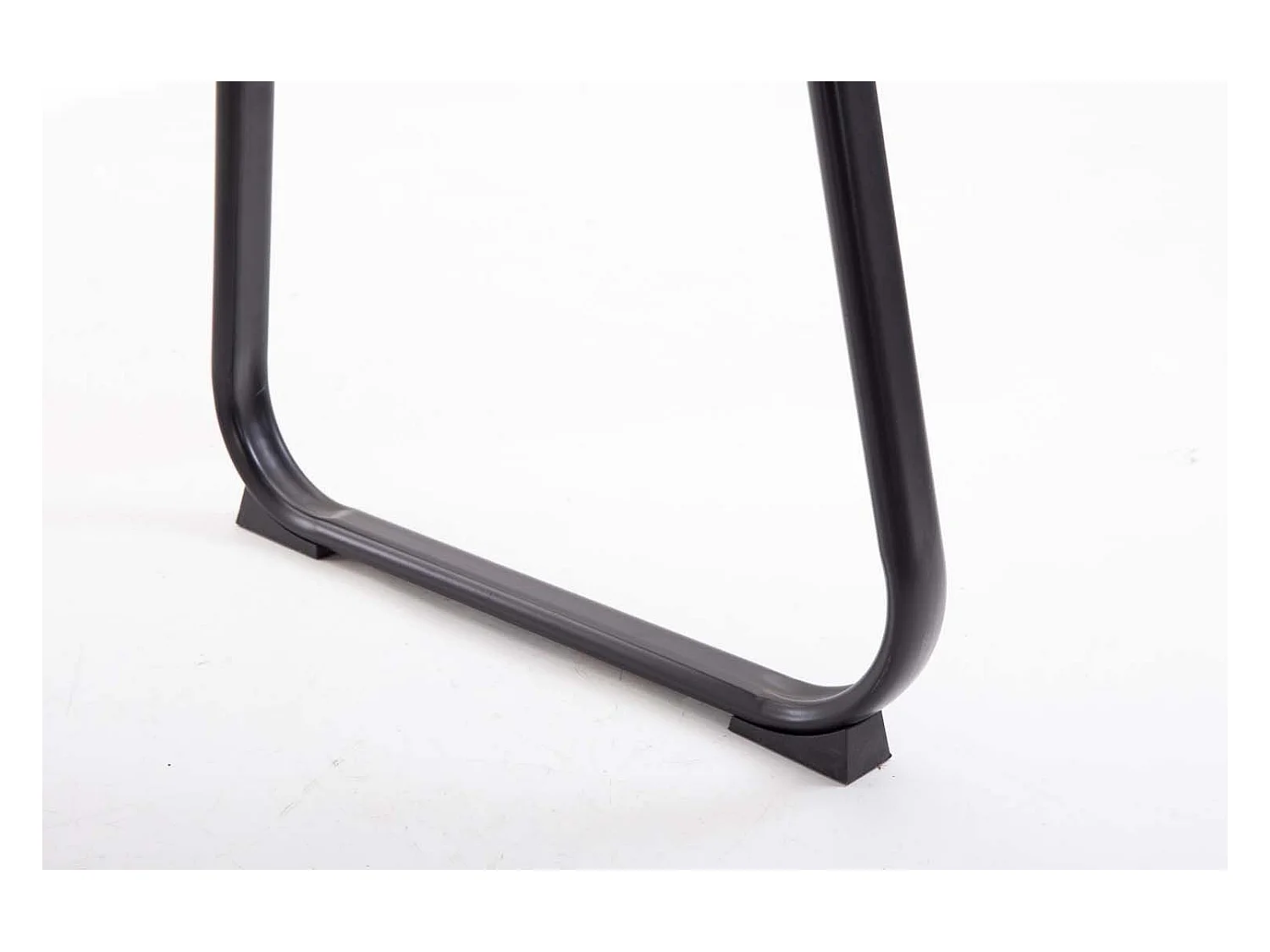 Chaise visiteur fauteuil de métal grise 59 x 58 x 84 cm BUR10218