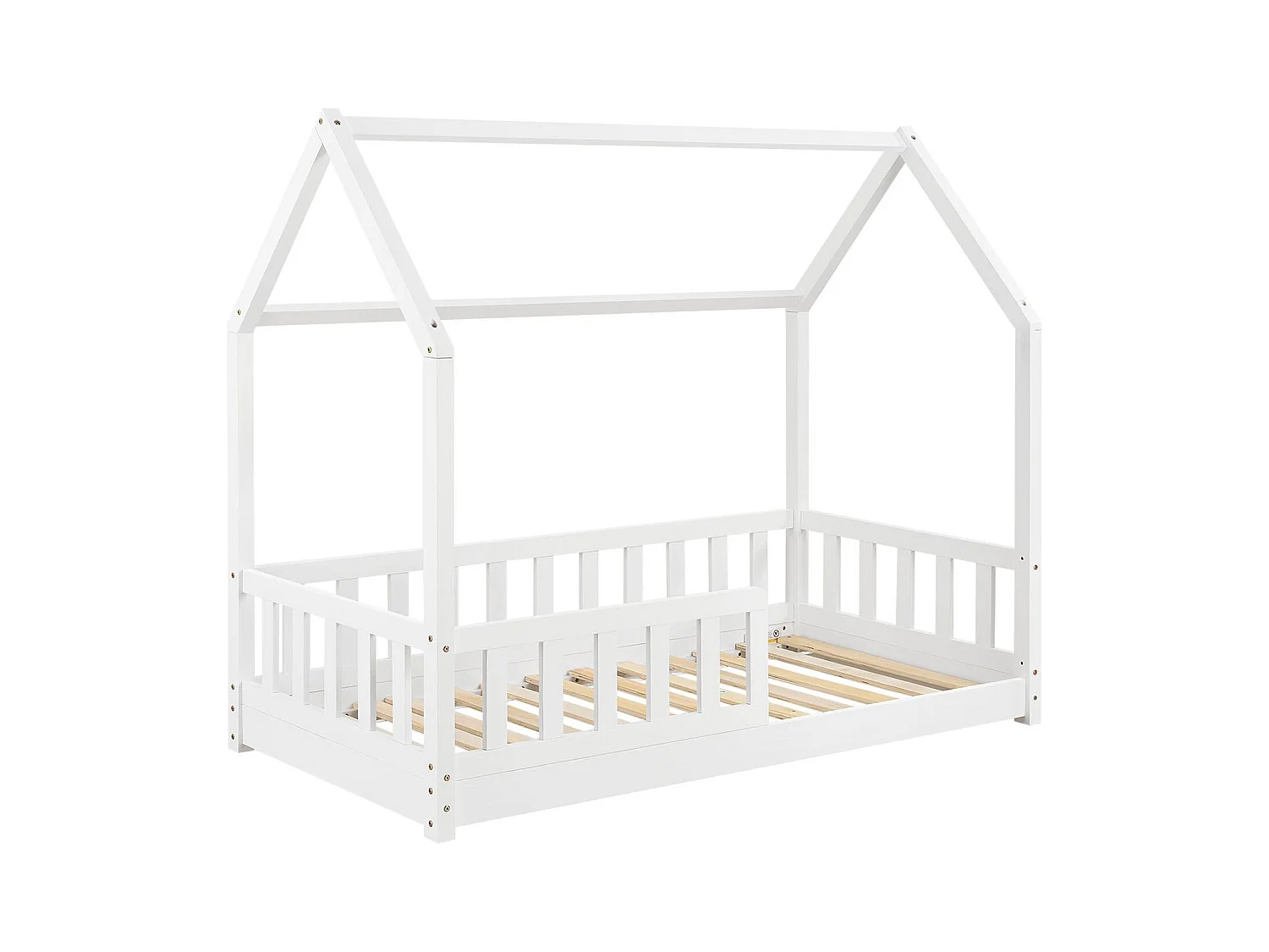 Lit cabane Bosco Blanc 90x190 - Atmosphera For Kids