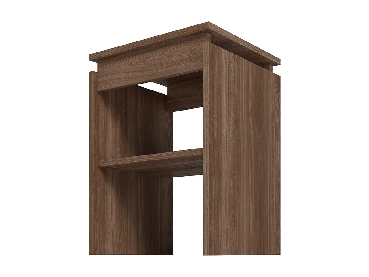 Chevet - Bout de Canapé Châtaignier 2 Niches L 38 H 52 P 33 cm