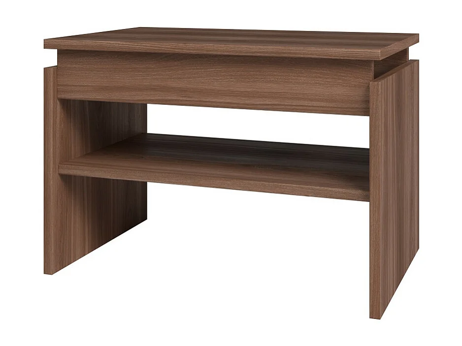Table Basse Rectangle 2 Niches Châtaignier L 53.5 H 37 P 33 cm