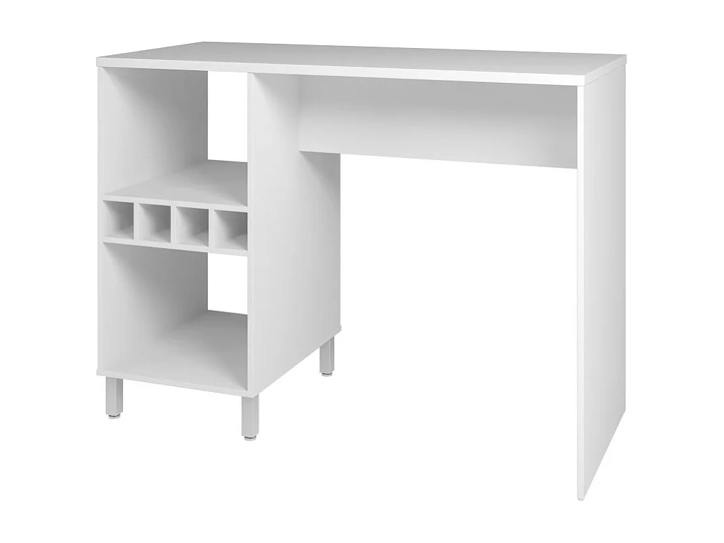 Comptoir de Cuisine - Table 6 Niches Blanc 135 cm L 135 H 102.5 P 60 cm
