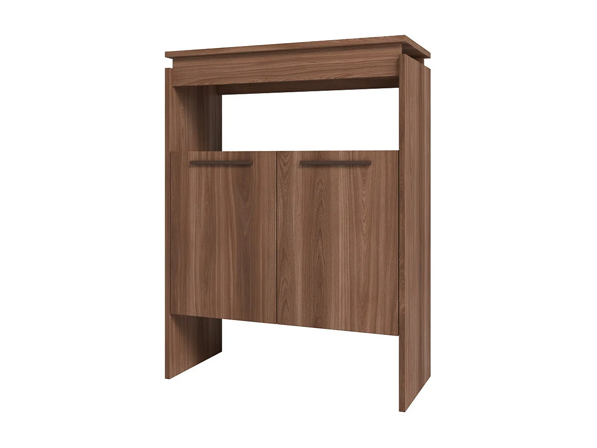 Comptoir BAR 2 Portes 2 Niches Châtaignier FLOAT L 67.5 H 90 P 29.5 cm