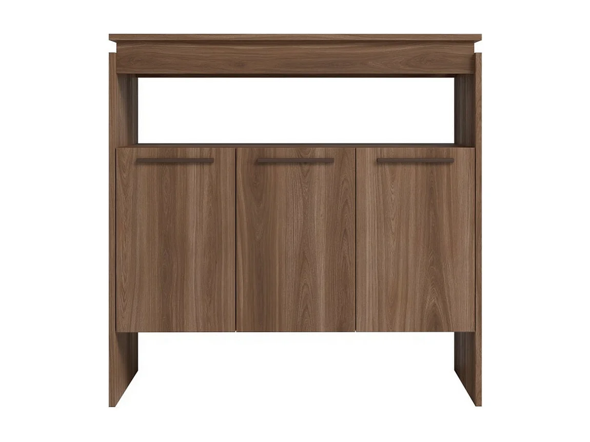 Comptoir BAR 3 Portes 3 Niches Châtaignier FLOAT L 90 H 90 P 29.5 cm