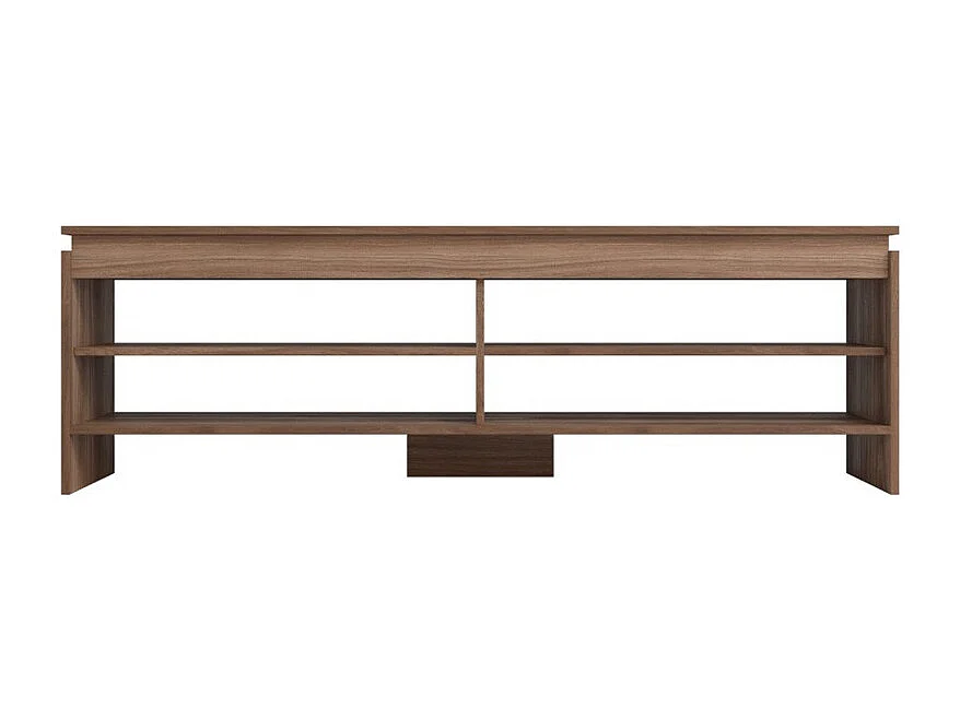 Meuble TV 65 Pouces Châtaignier 5 Niches 153 cm L 153 H 49 P 35 cm