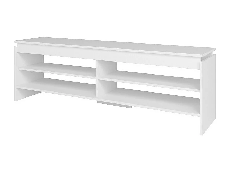 Meuble TV 65 Pouces Blanc 5 Niches 153 cm