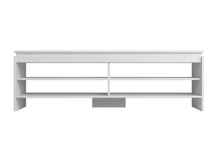 Meuble TV 65 Pouces Blanc 5 Niches 153 cm