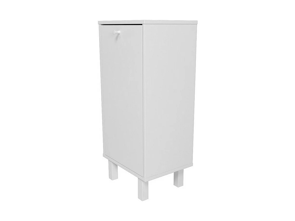 Caisson de Rangement Blanc 1 Porte H 83 cm