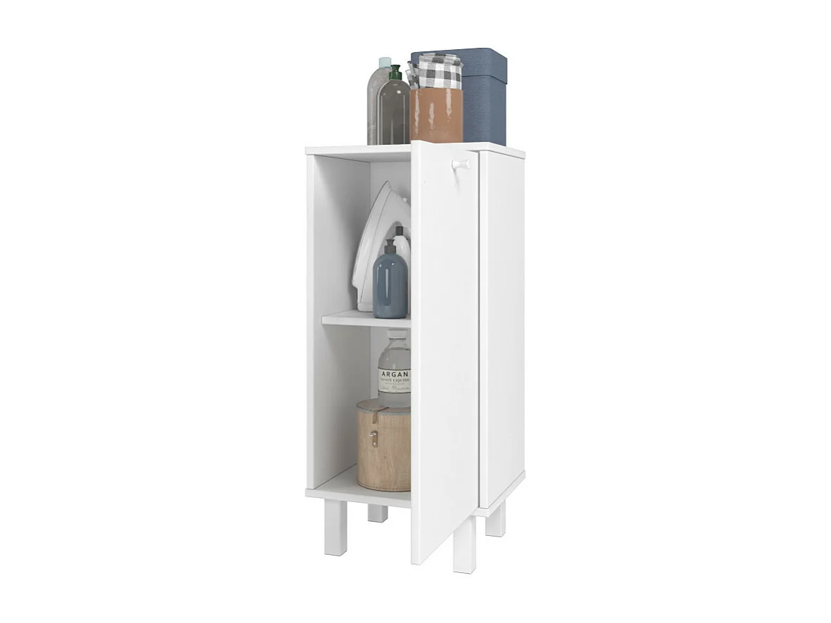 Caisson de Rangement Blanc 1 Porte H 83 cm
