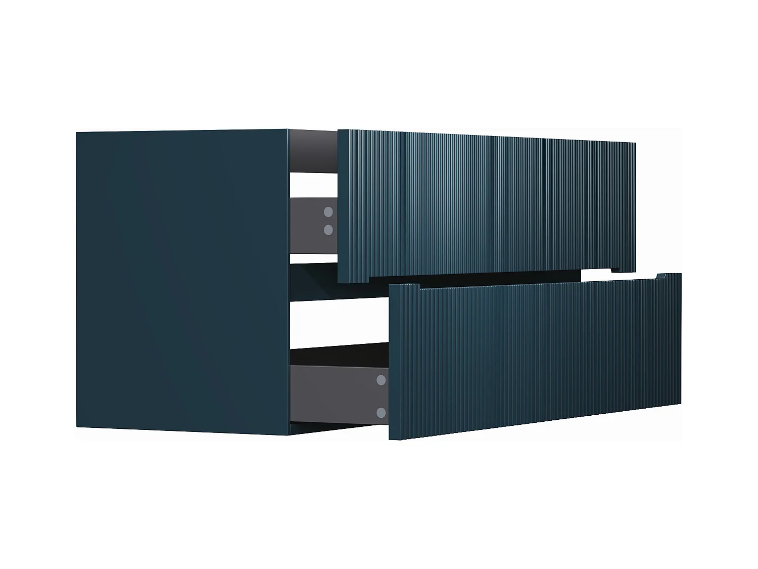 Upphängd möbelstomme randig blå - 120 cm - PAVANI