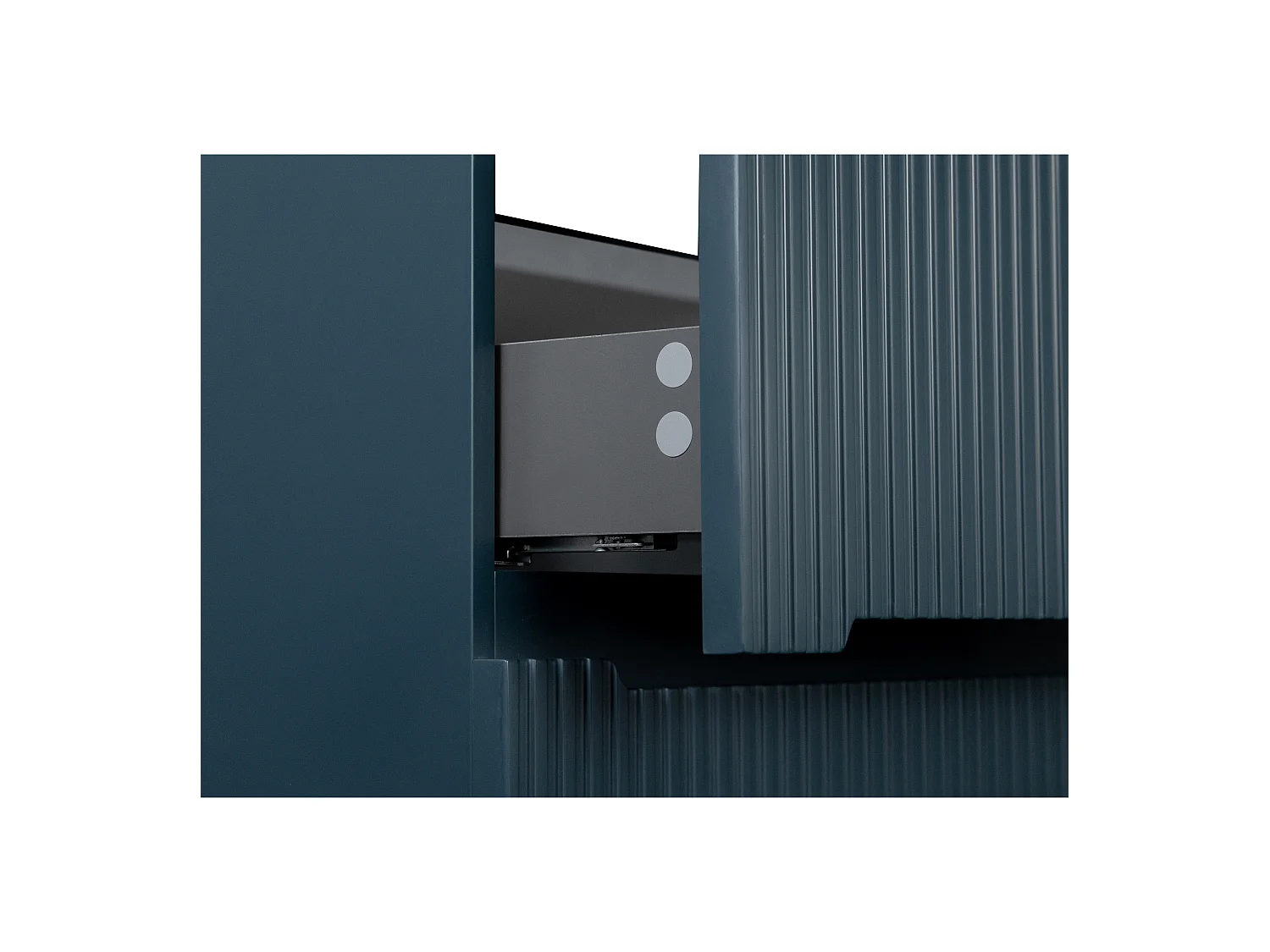 Upphängd möbelstomme randig blå - 120 cm - PAVANI