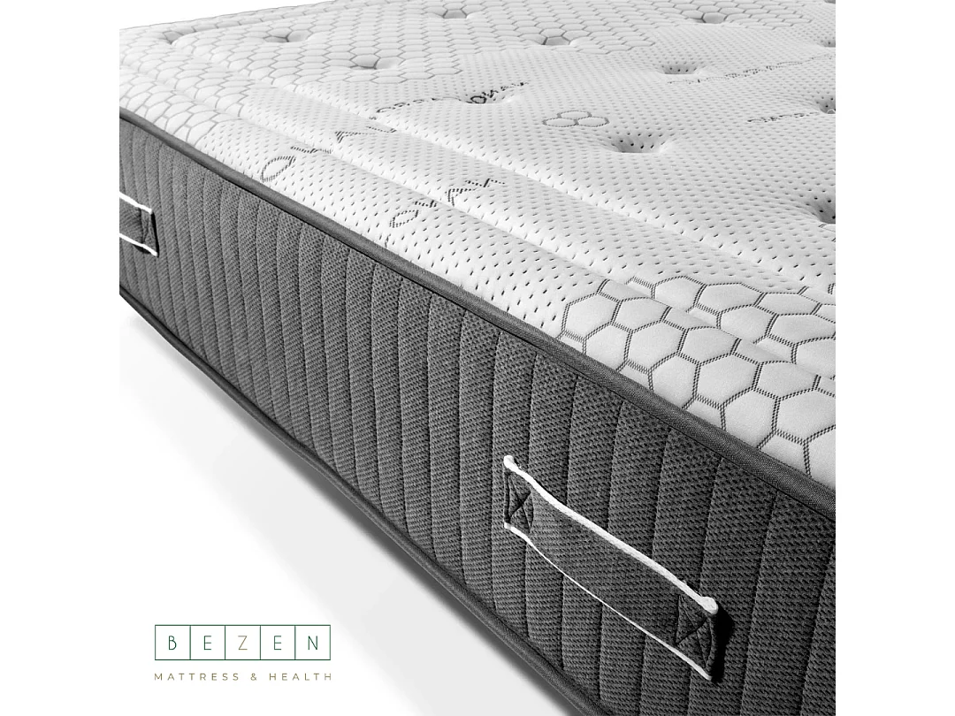 Materasso a Molle Insacchettate Mandala Gran Hotel | 30 cm | Fermezza Media/Alta 120X180 | Effetto Relax | Certificati Sanitized® e Oeko-Tex®