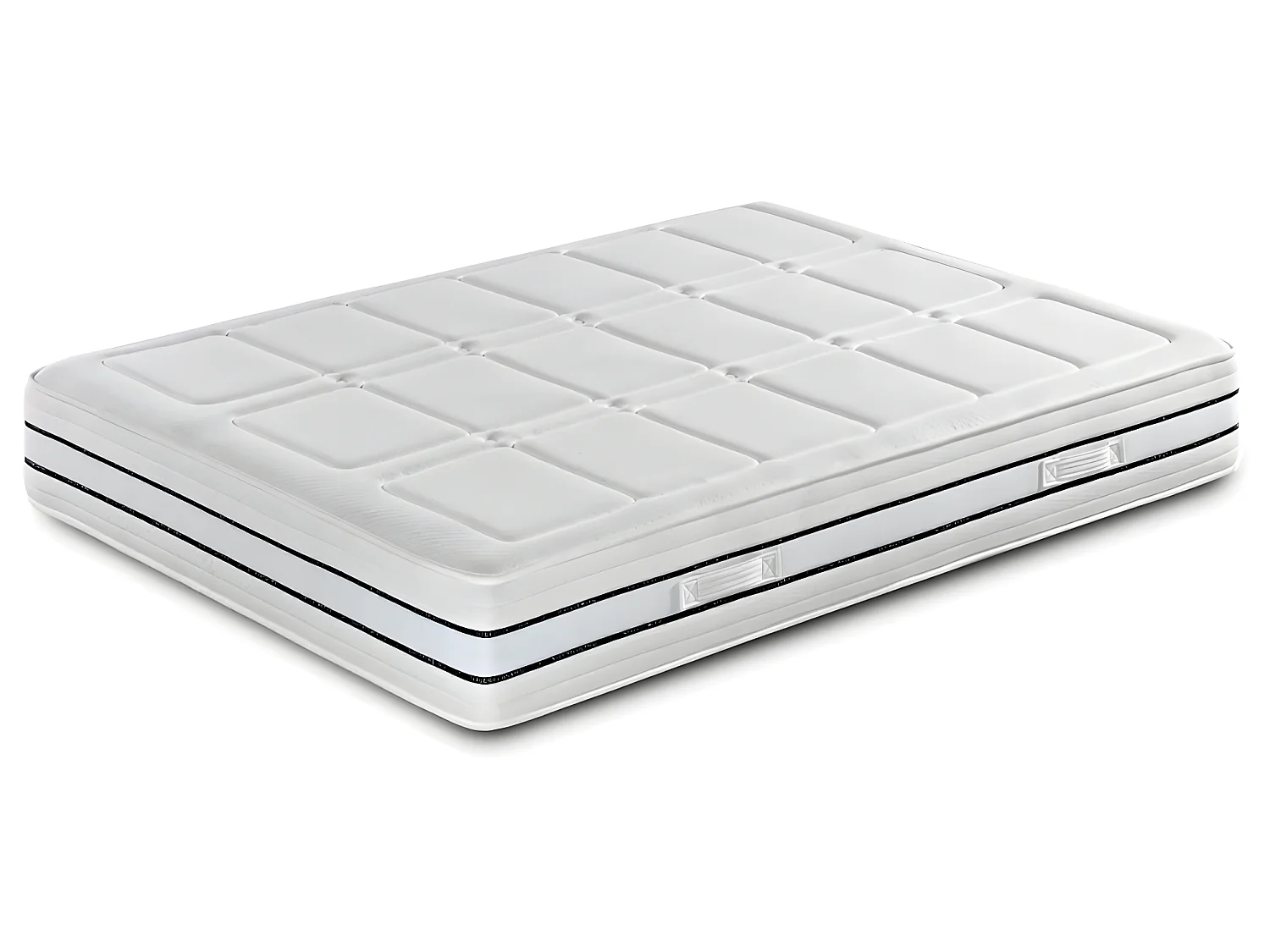 Colchón de Muelles Ensacados Mónaco con viscoelástica|26 cm | Firmeza Media / Alta 120X180 | Efecto Relax | Certificados Sanitized® y Oeko-Tex®