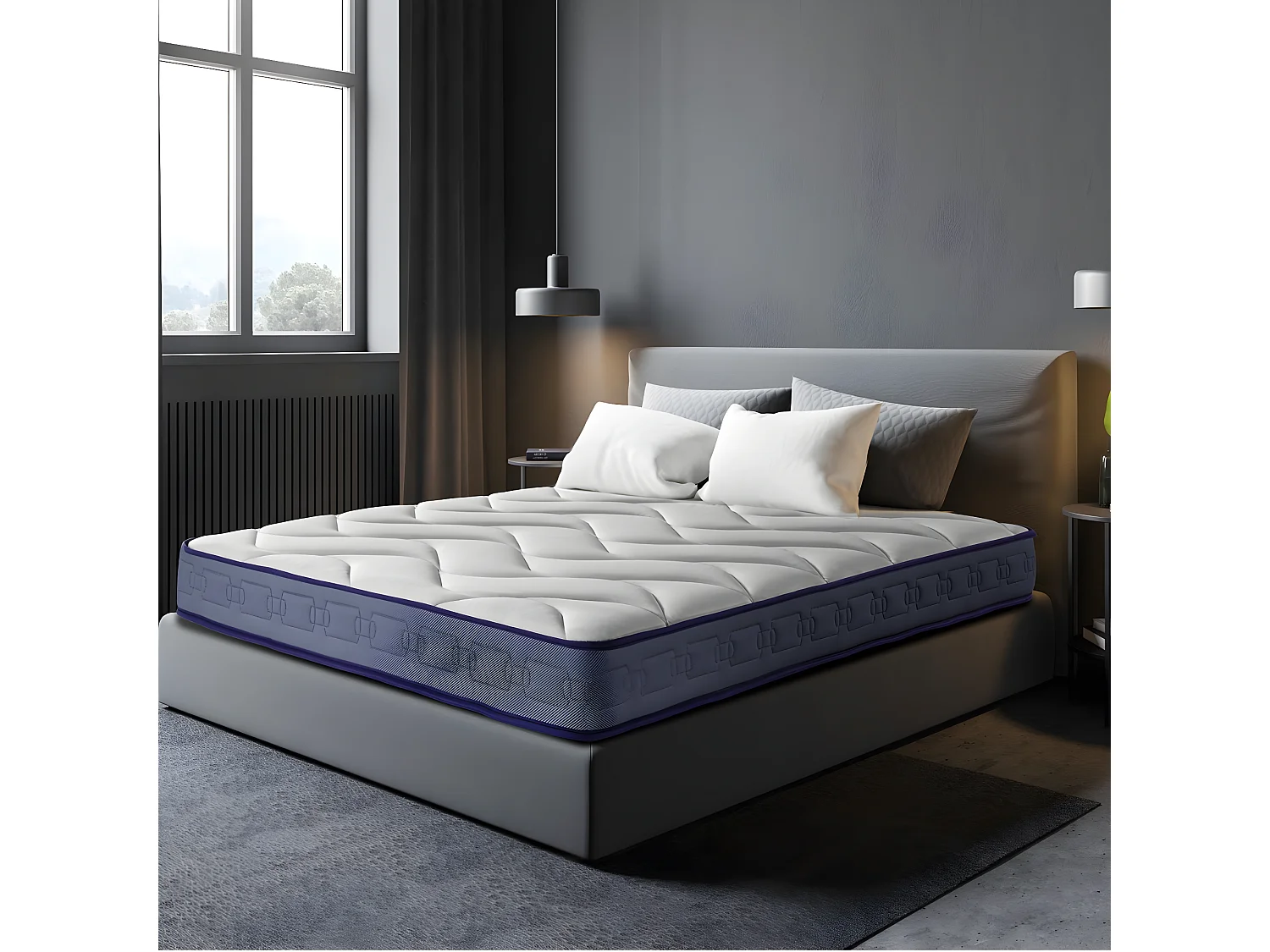 BEZEN Materasso Lattice Gel Plus Effetto Relax | 20 cm | 150X180