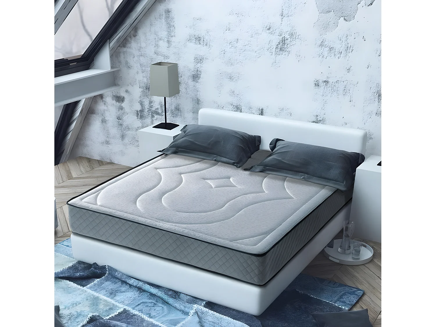 BEZEN Materasso in memory foam Bambù Therapy | 18 cm | Bambù Deluxe | 80X180