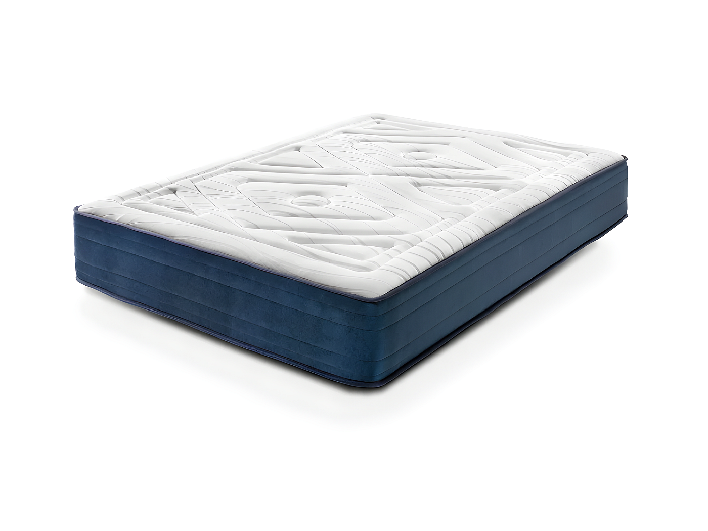 Materasso Ibrido 90x200 Cm 22 Spessori, Memory Foam Con Molle Insacchettate 7 Zone, Medio/Fermo, Traspirante - Certificato Oeko-Tex
