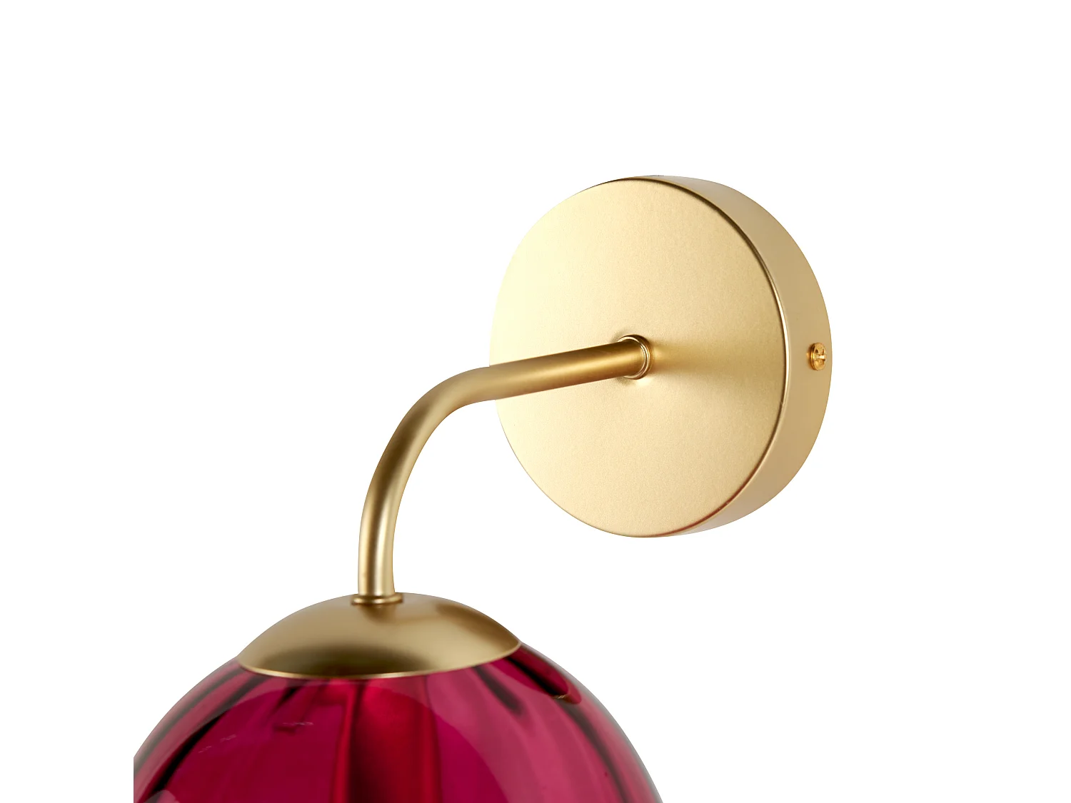 Wandlamp BOOMI Metaal Bordeaux