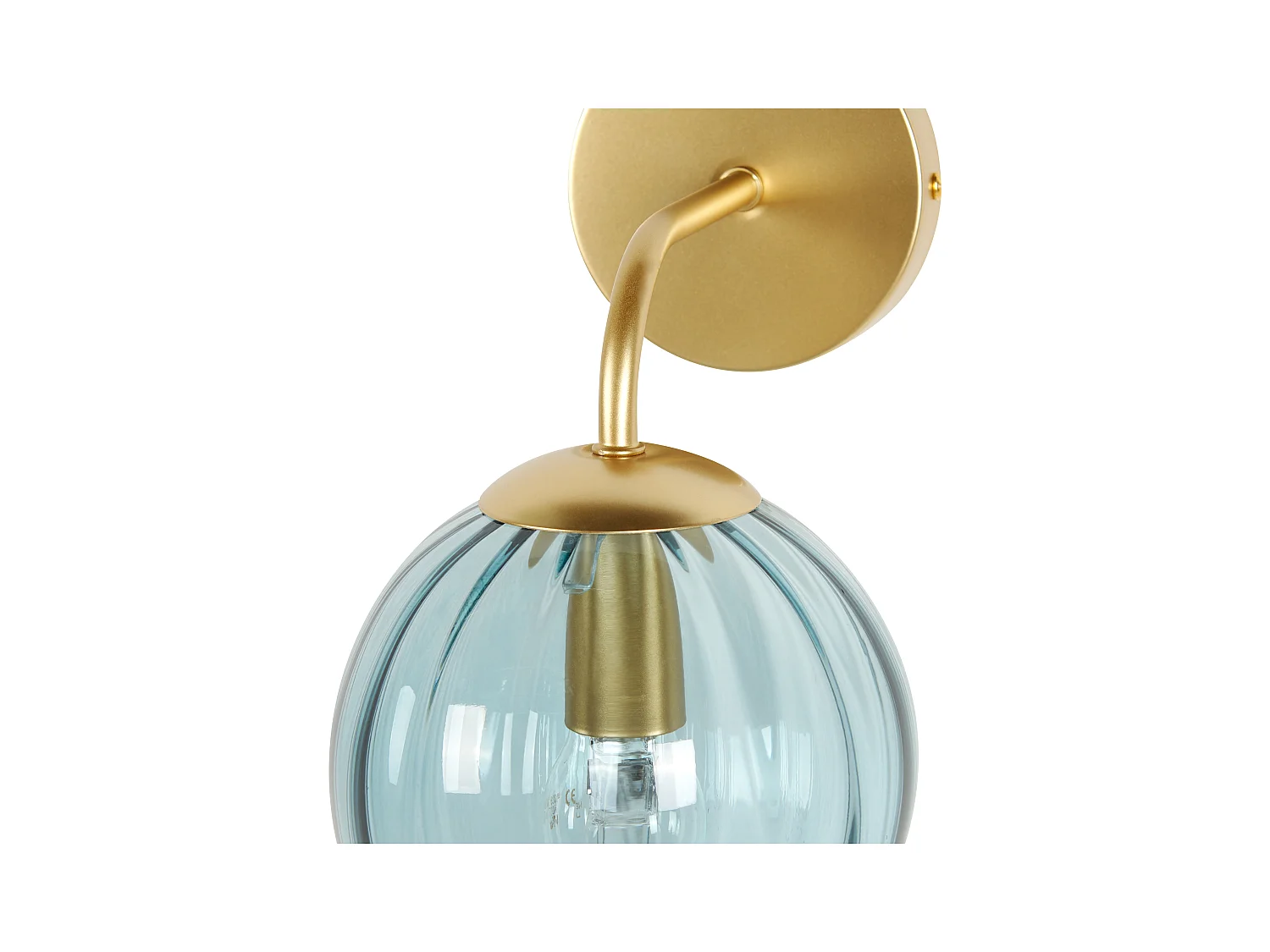 Lampe murale BOOMI Métal Bleu