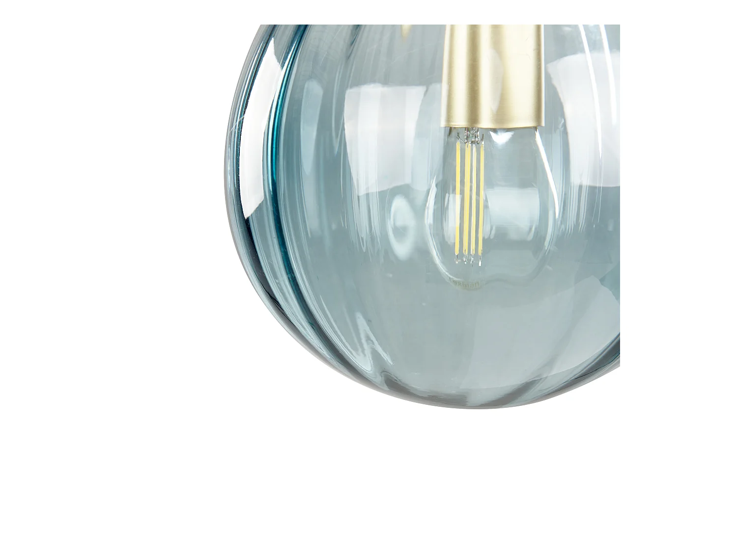 Lampe murale BOOMI Métal Bleu