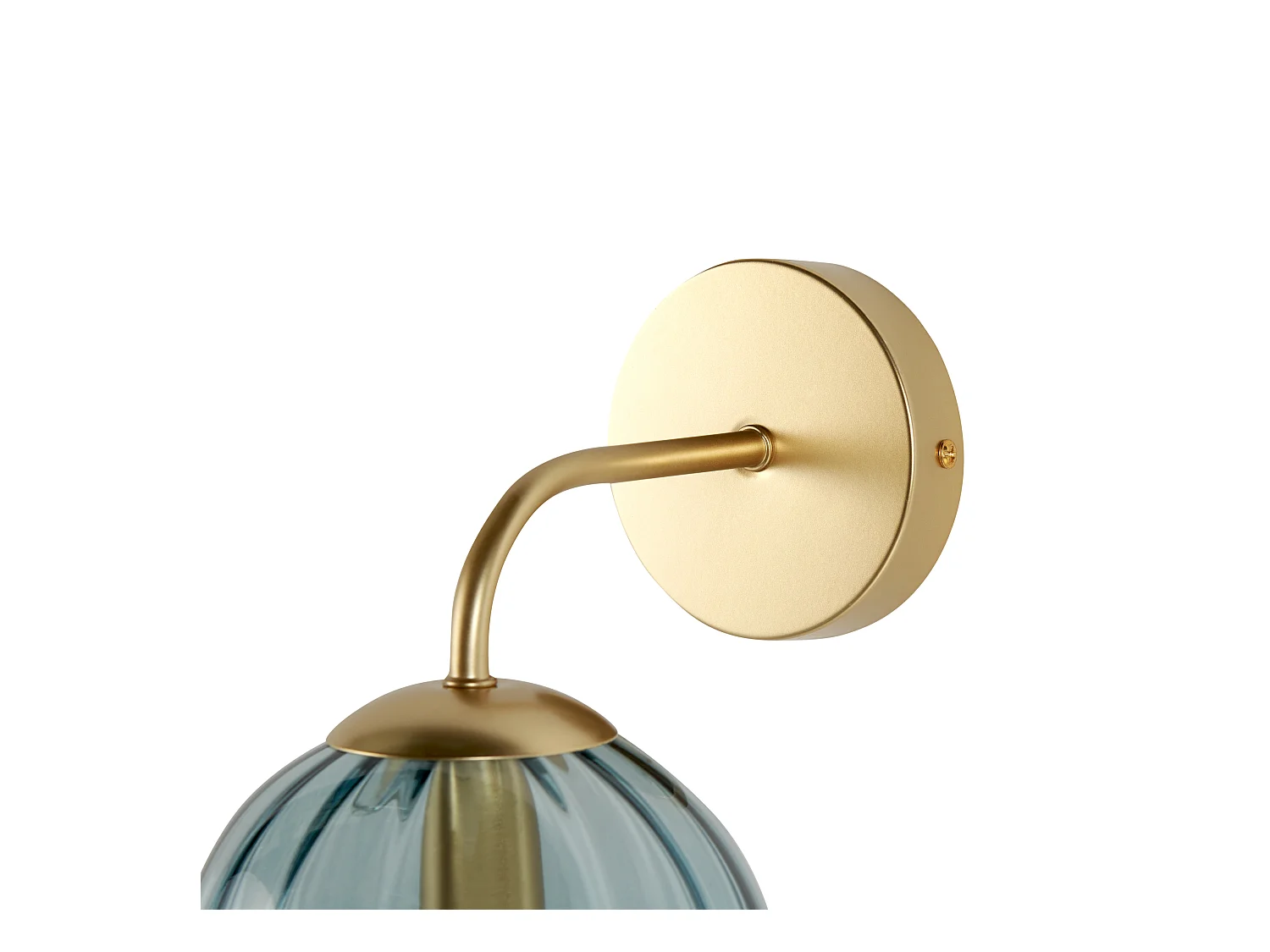 Lampe murale BOOMI Métal Bleu