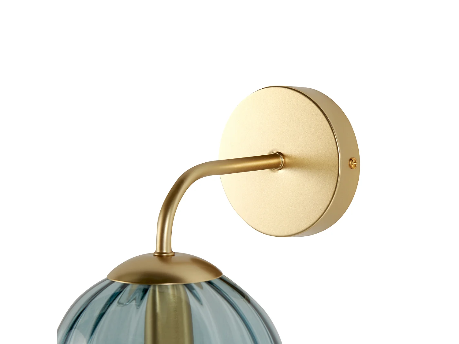 Lampe murale BOOMI Métal Bleu