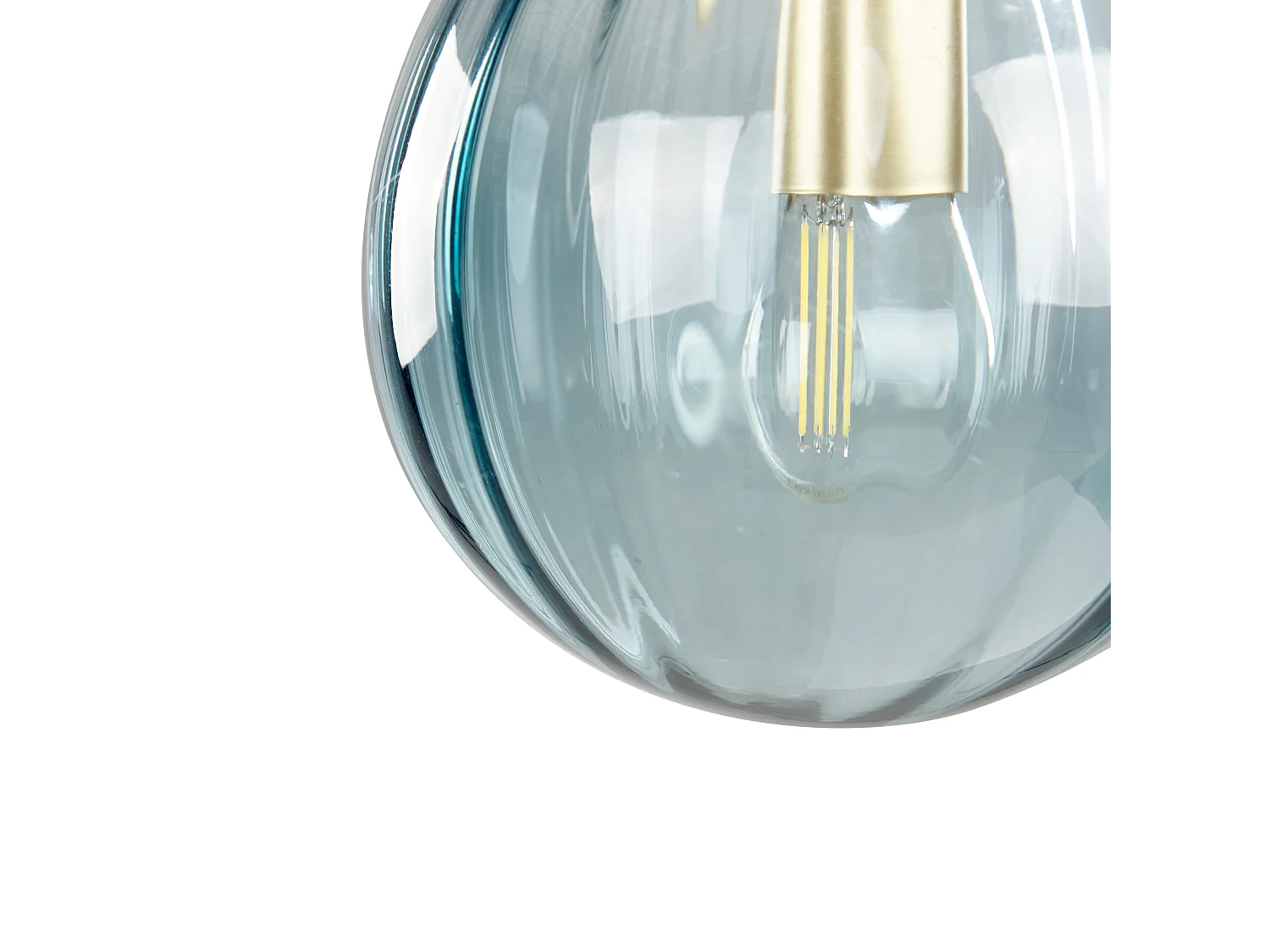 Lampe murale BOOMI Métal Bleu