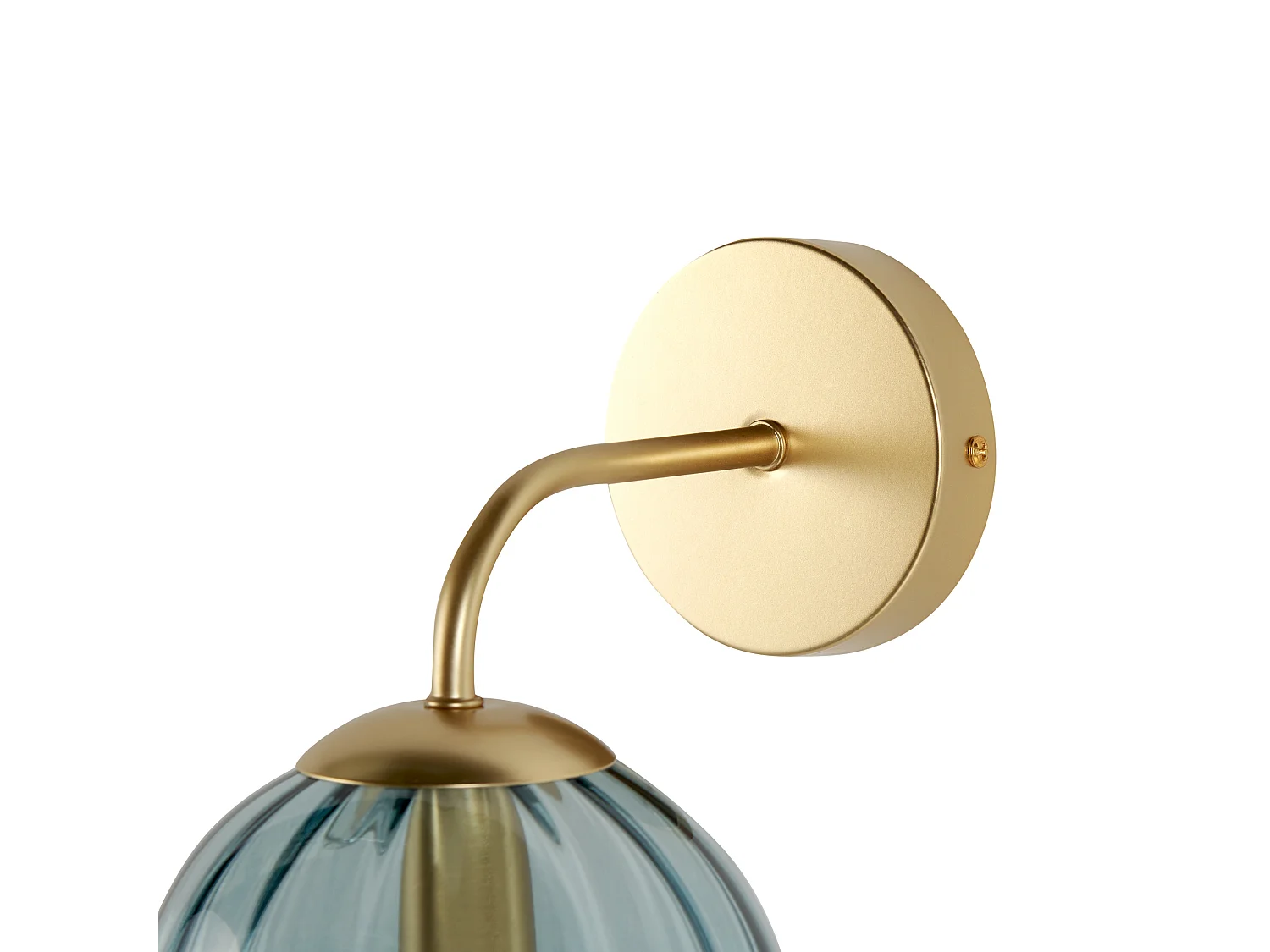 Lampe murale BOOMI Métal Bleu