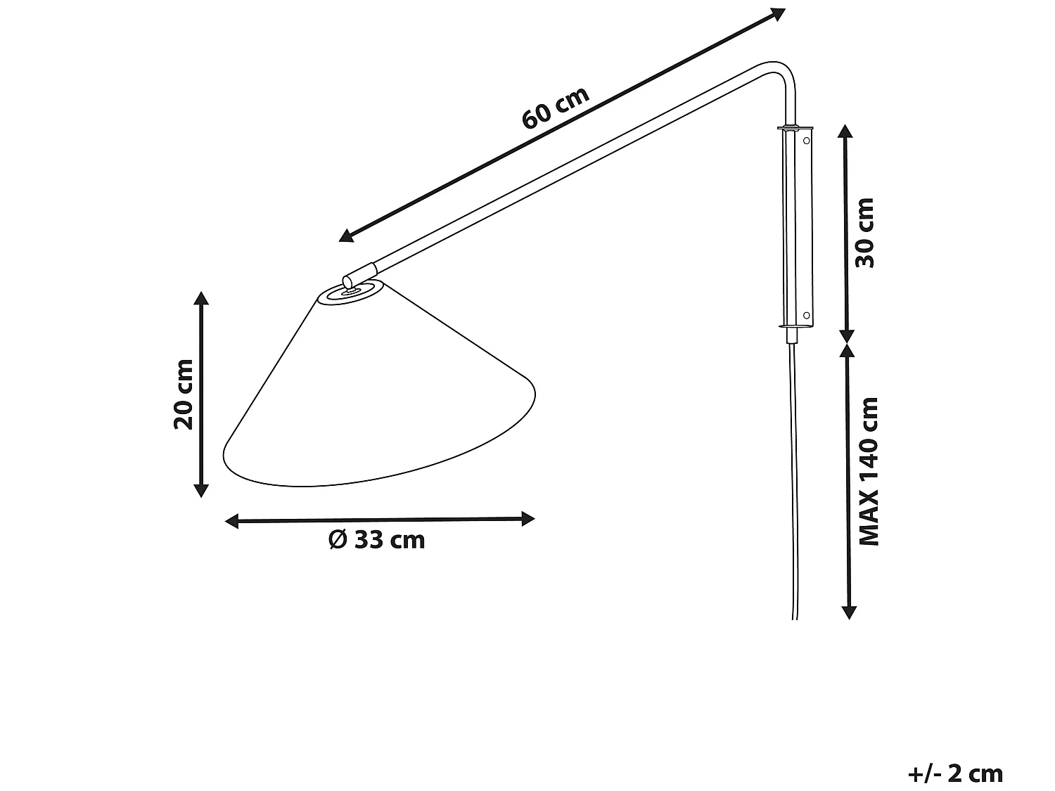 Applique PALENA Regolabile Rattan Naturale