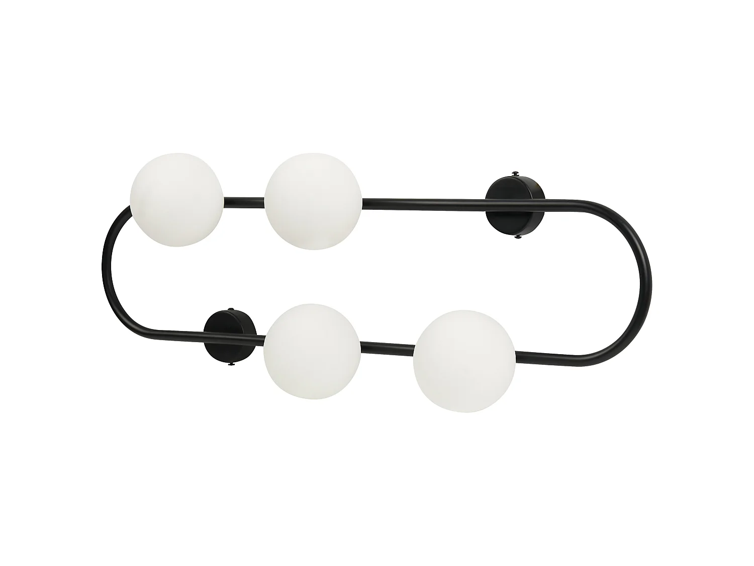 Lámpara de pared YANGO Metal Negro