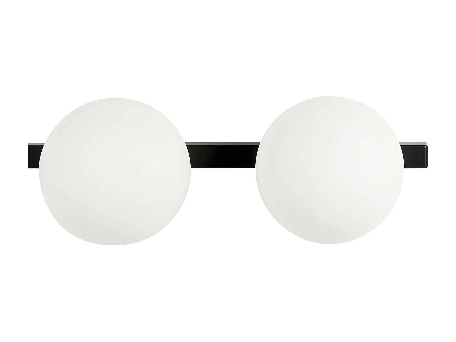 Lampe murale ISABELLA Avec pot de fleurs Métal Noir