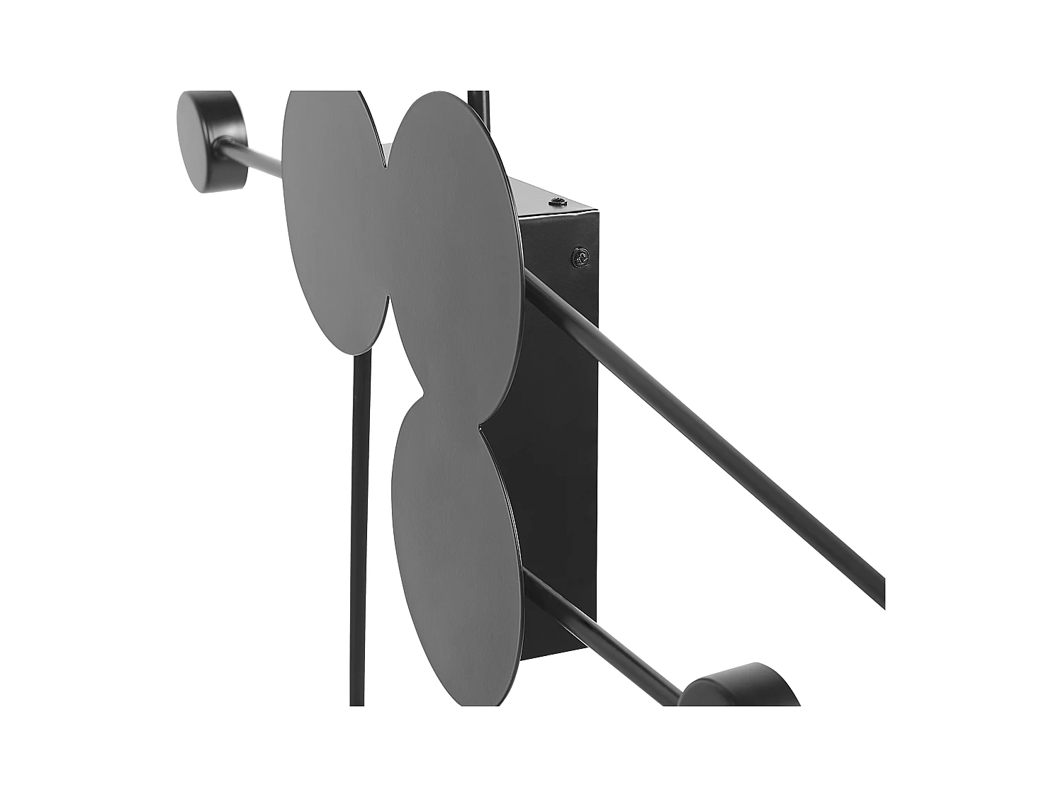 Lampe murale LED MARIATO Métal Noir