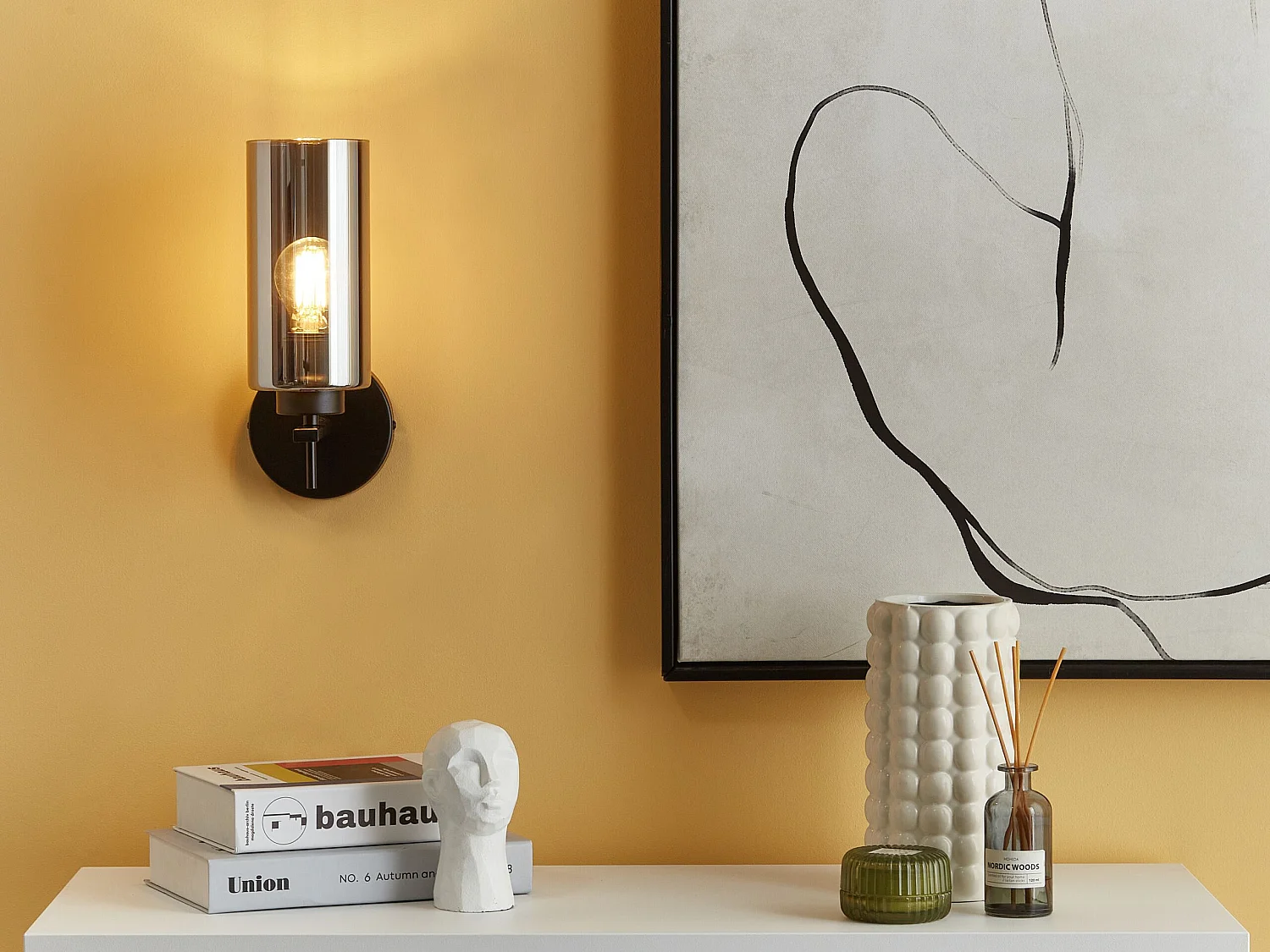 Lampe murale PURIRI Métal Noir