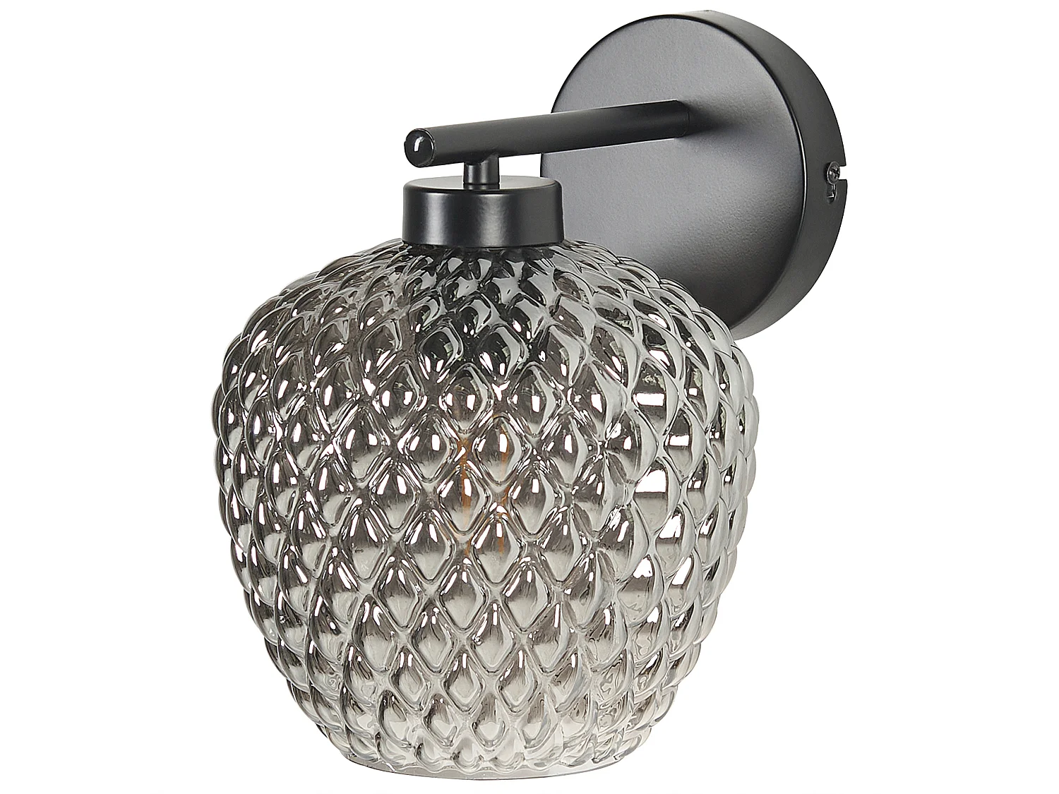 Wandlampe SHERRY Metall Grau