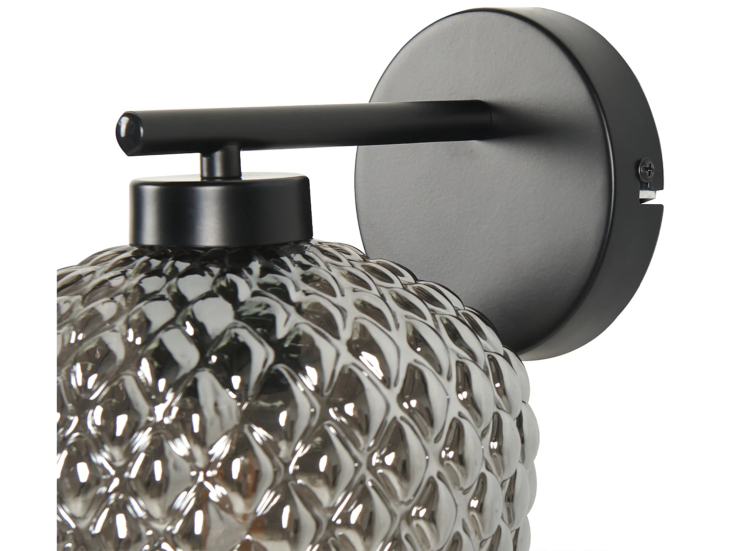 Lampe murale SHERRY Métal Gris