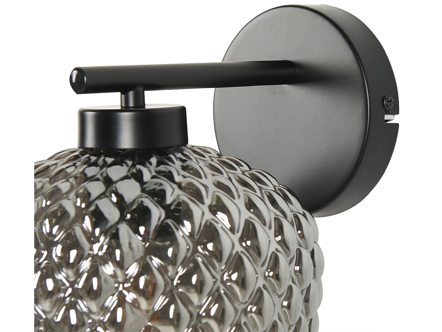 Lampe murale SHERRY Métal Gris