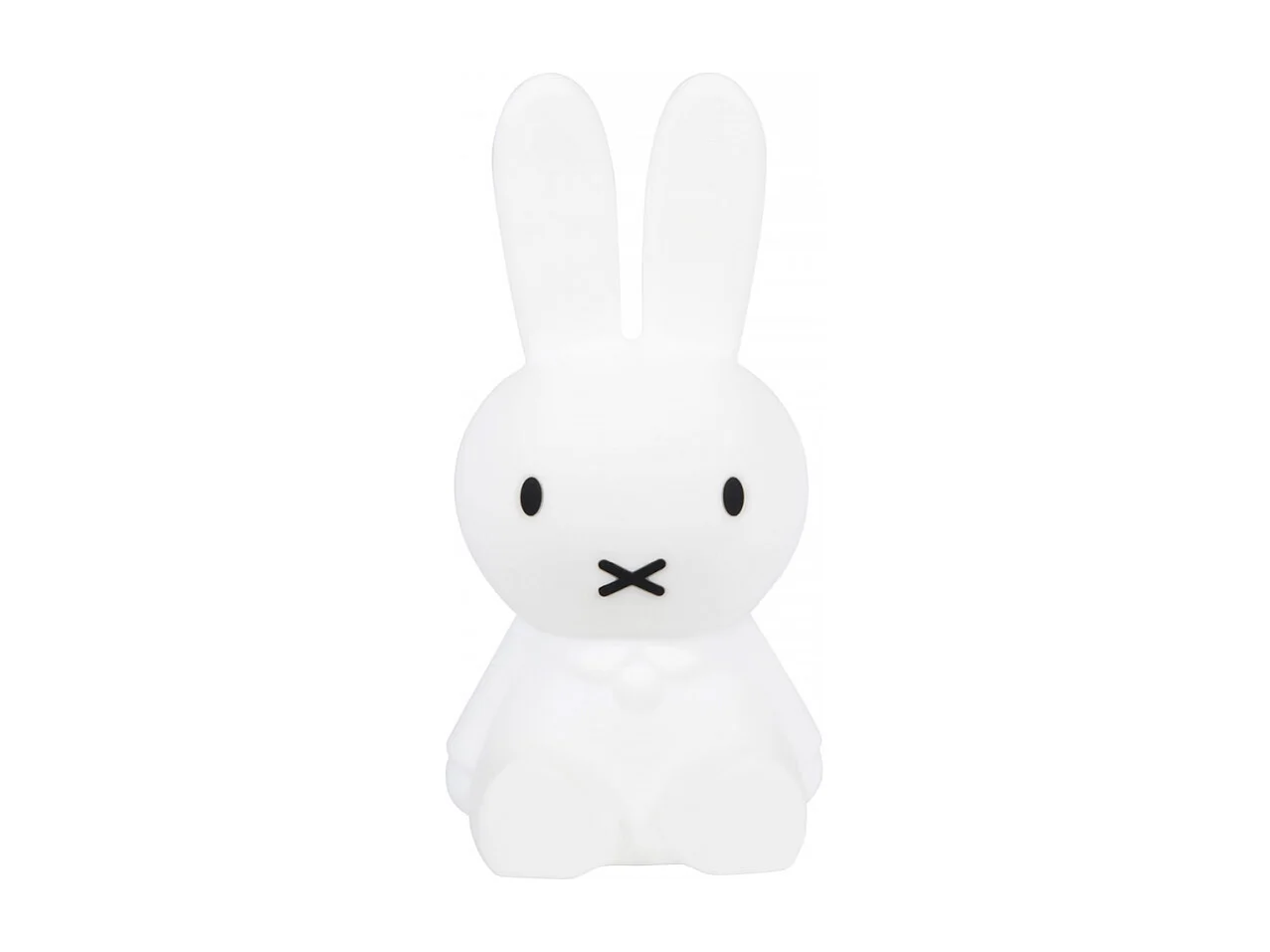 Lampka Nocna Miffy Biały Mr Maria Delikatne Światło 6 Poziomów Ładowana USB 14x20x21cm