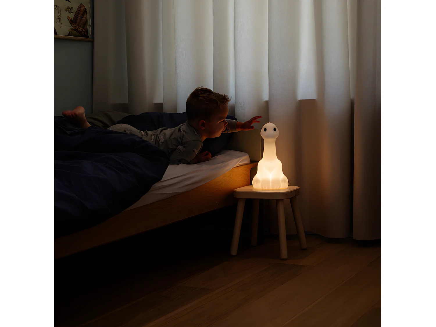 Veilleuse First light Diplodocus Blanc  Mr Maria