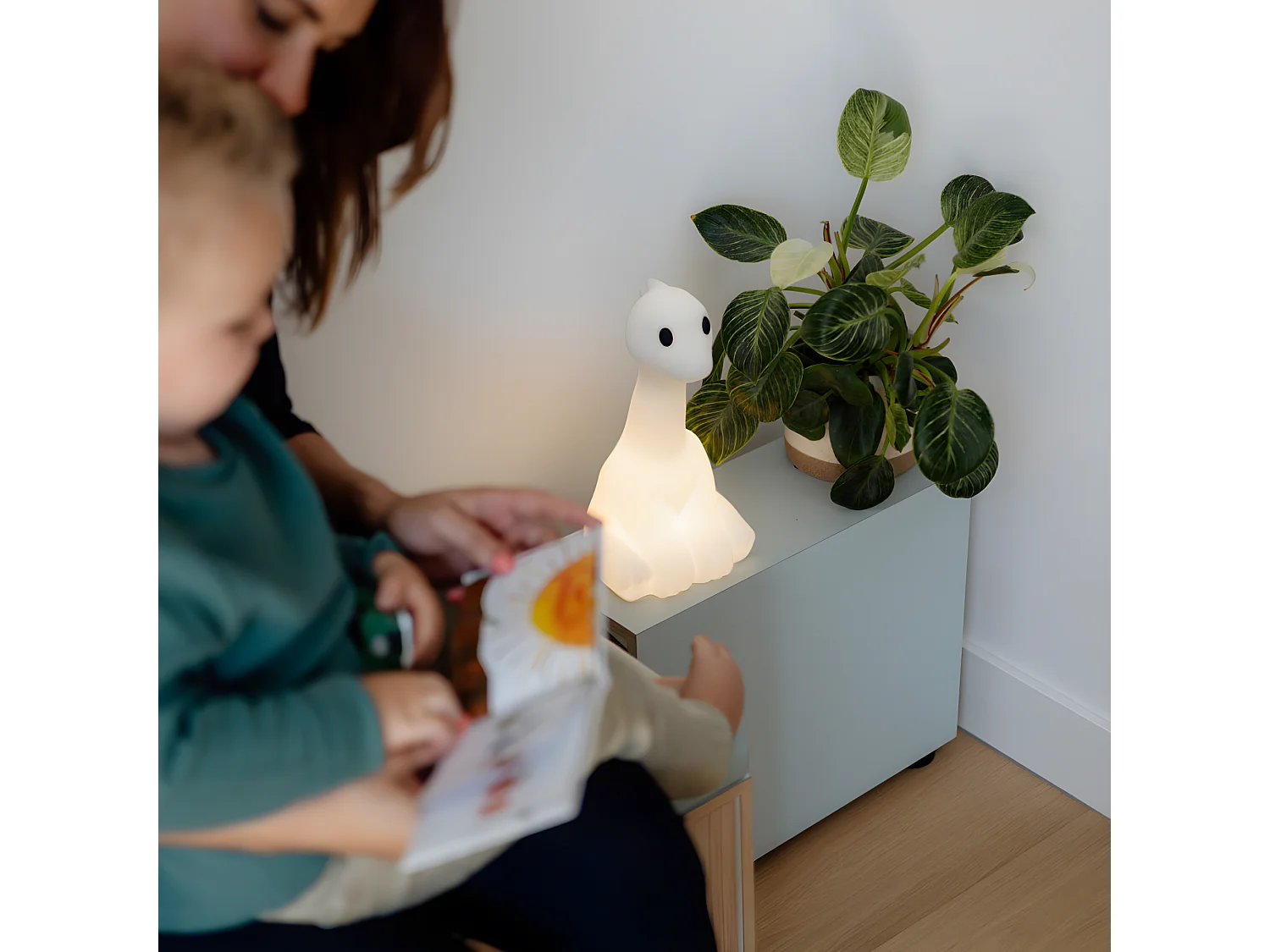 Veilleuse First light Diplodocus Blanc  Mr Maria