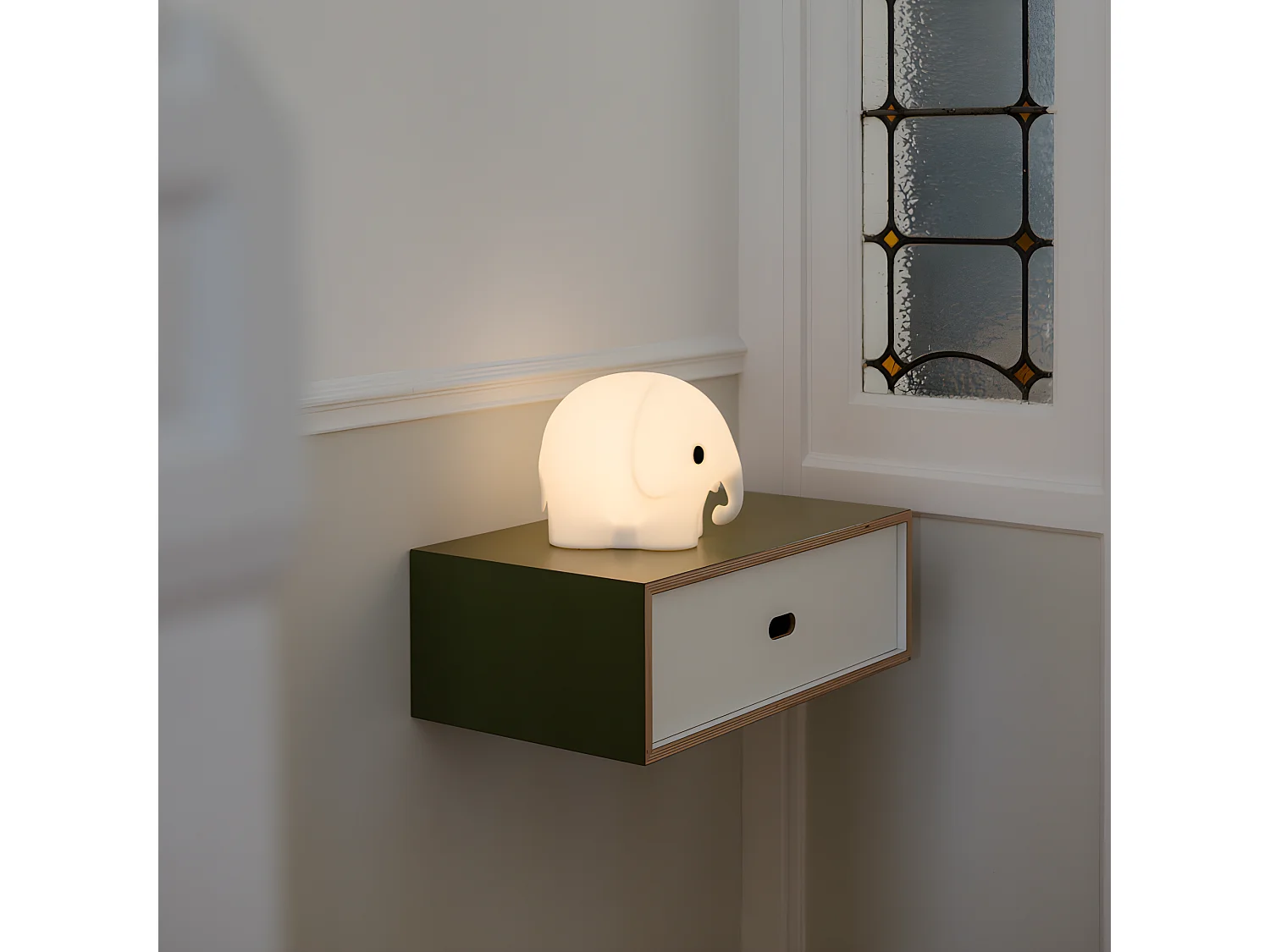 Veilleuse First light Eléphant Blanc  Mr Maria