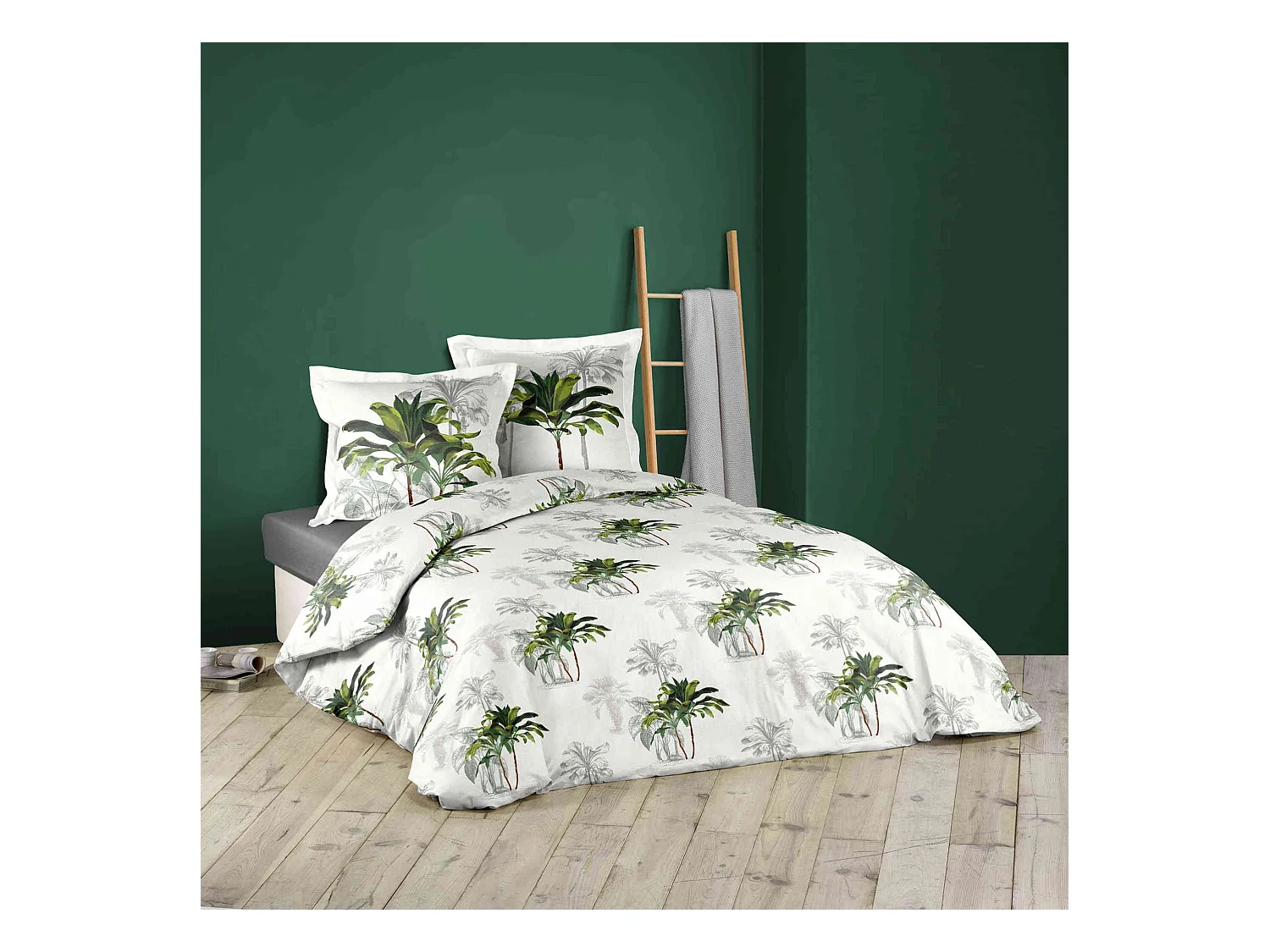 Parure de lit Tropi palmy 240x220 cm