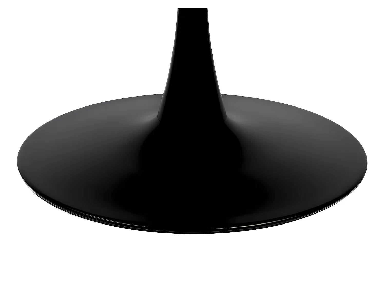 Raku - Table à manger 4 personnes ronde en bois et métal - Bois clair