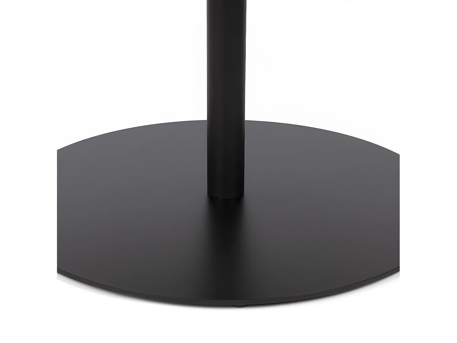 Yuri - Table basse ronde en bois et métal ø70cm - Bois clair