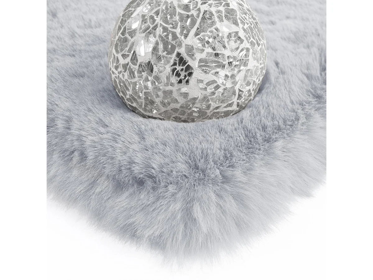 Tapis longs poils shaggy 180x280 rectangle fait à la main gris et bleu