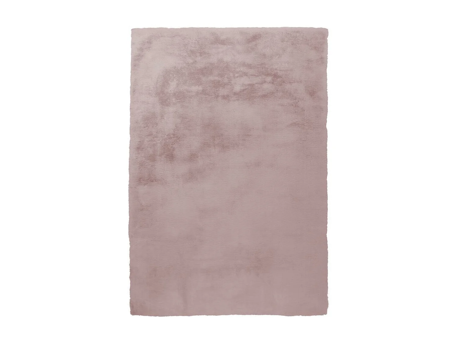 Tapis longs poils shaggy 80x150 rectangle fait à la main rose motif uni CAREI +