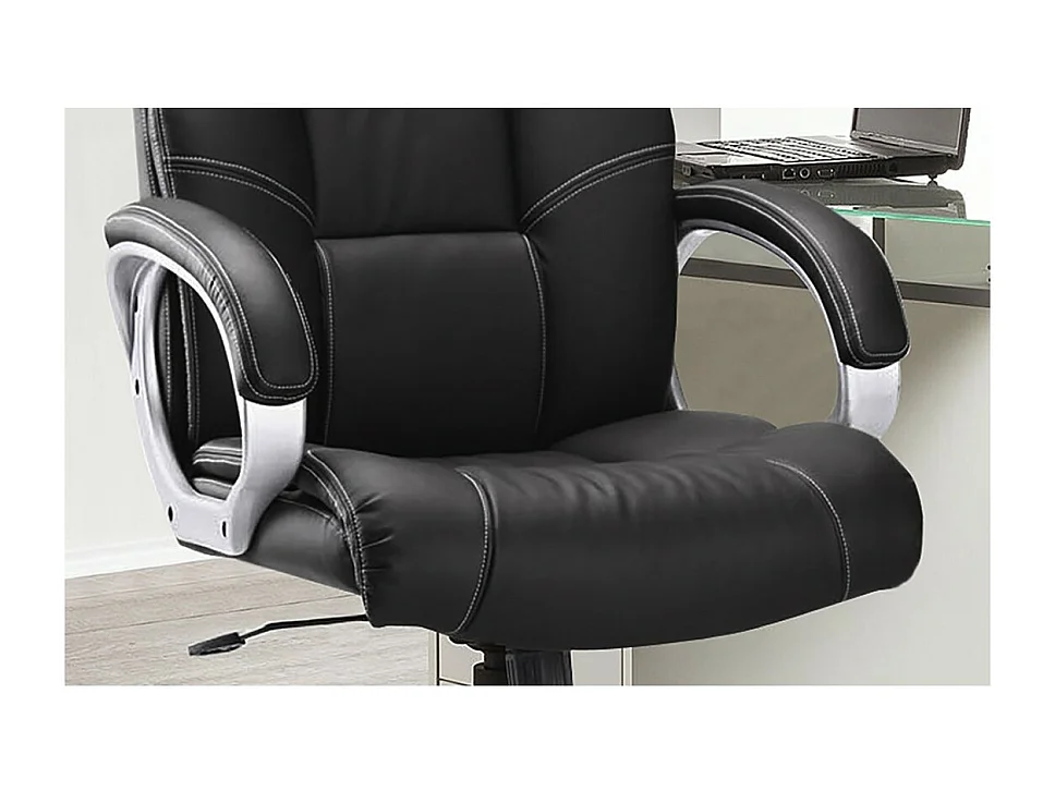 Silla de oficina LIDA - PU Negro - Confort y elegancia para tu espacio de trabajo