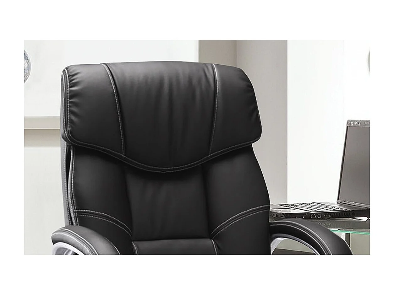 Silla de oficina LIDA - PU Negro - Confort y elegancia para tu espacio de trabajo